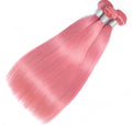 Blushing Bombshell Pink Straight Hair Bundles | Fridalicious