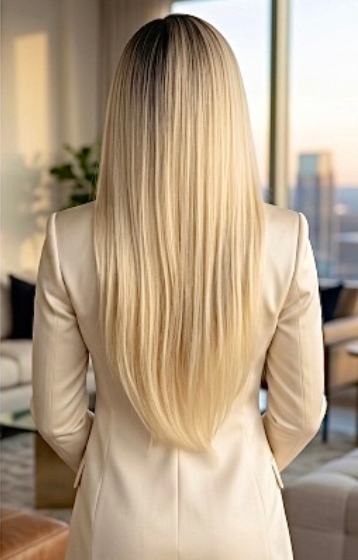 Luxury 1B/613 Platinum Blonde Ombre Straight Human Hair Bundles – 100% Virgin Hair