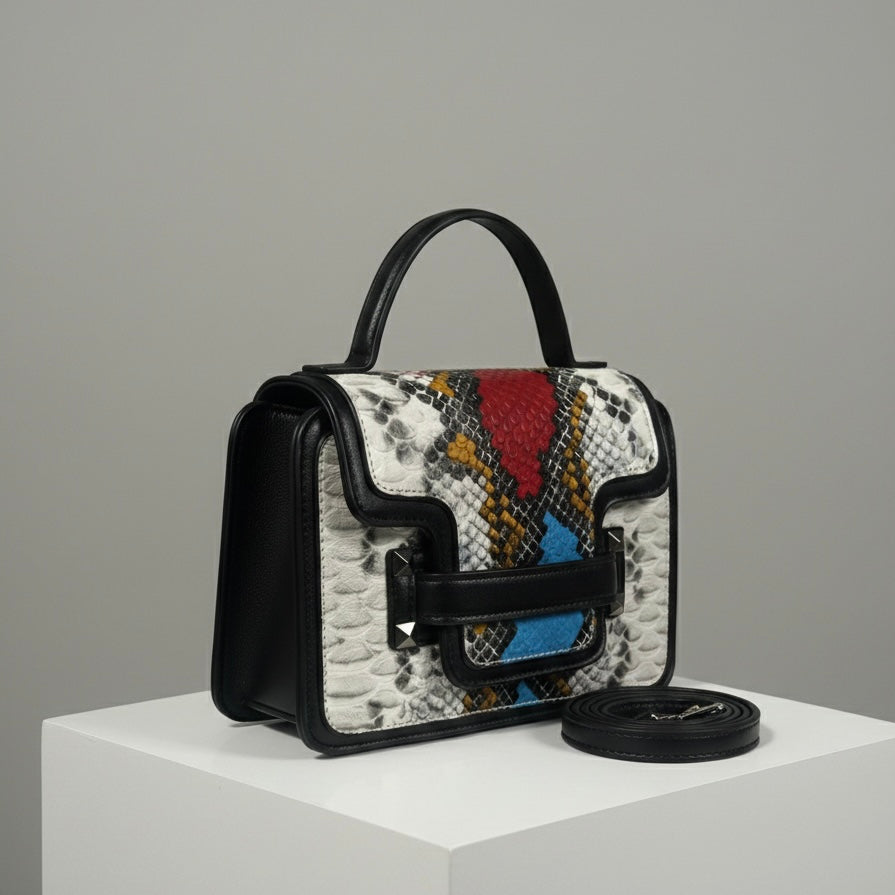 Colorful crossbody statement streetwear bag