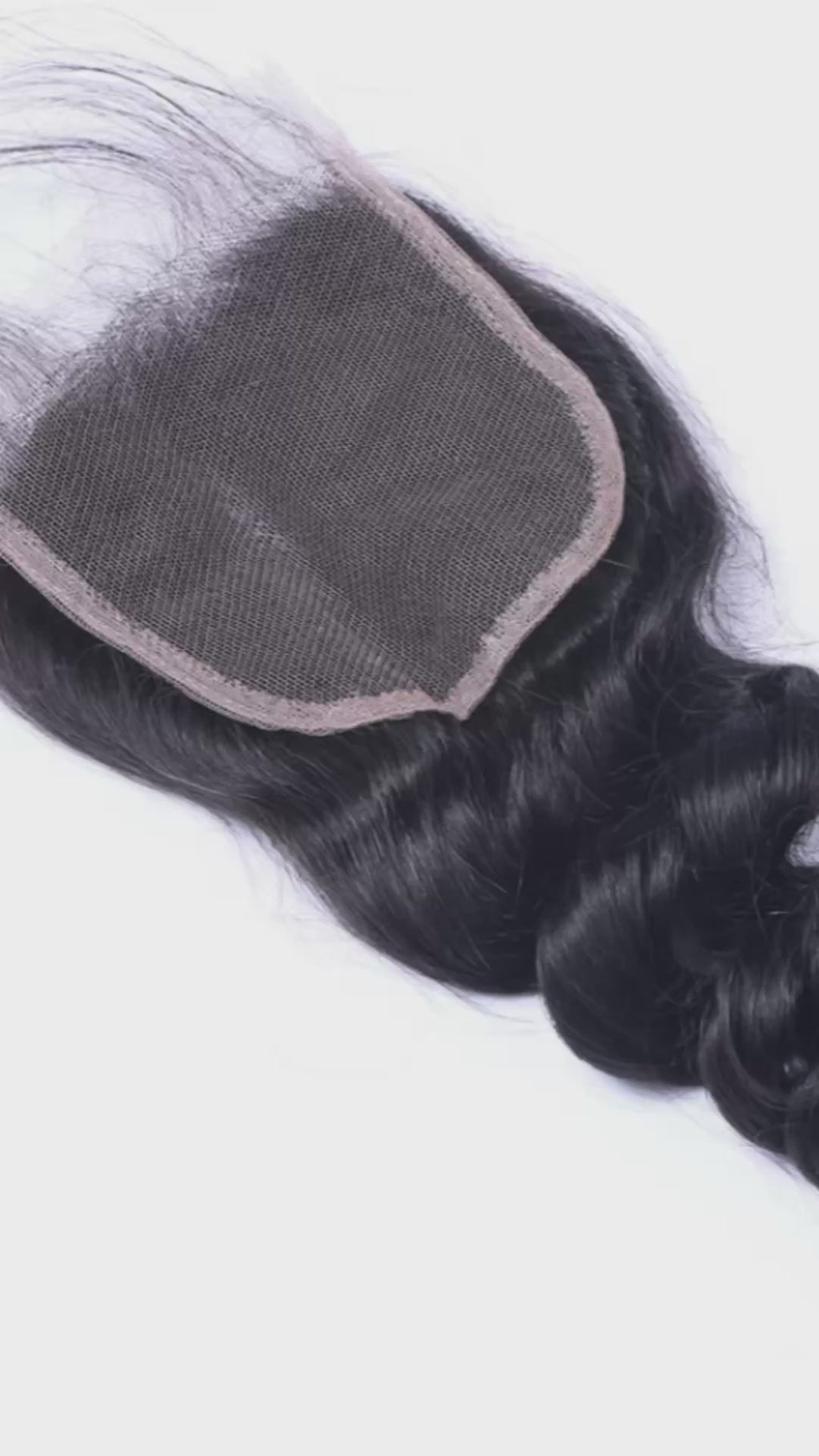 Premium Loose Wave Lace Closure - 4x4 Pre-Plucked Human Hair Closure with Baby Hair